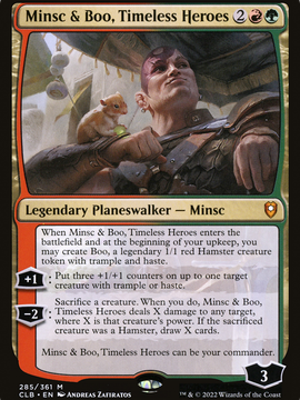 Minsc & Boo, Timeless Heroes (CLB-285) - Commander Legends: Battle for Baldur's Gate
