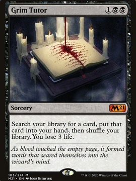 Grim Tutor (M21-103) - Core Set 2021