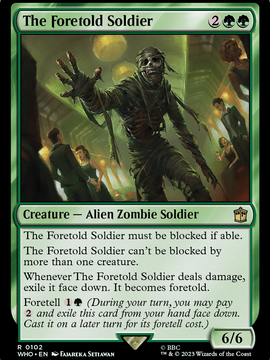 The Foretold Soldier (WHO-102) - Doctor Who Foil