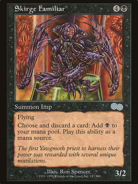 Skirge Familiar (USG-157) - Urza's Saga