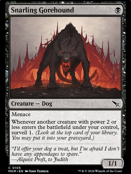Snarling Gorehound (MKM-105) - Murders at Karlov Manor