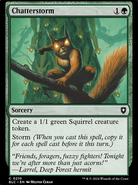 Chatterstorm (BLC-210) - Bloomburrow Commander