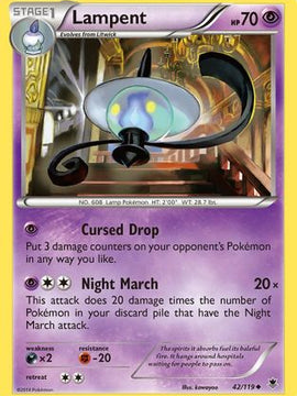 Lampent (42/119) [XY: Phantom Forces]