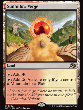 Sunbillow Verge (DFT-264) - Aetherdrift Foil