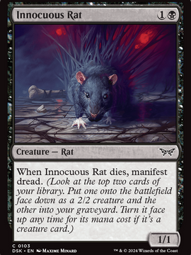Innocuous Rat (DSK-103) - Duskmourn: House of Horror