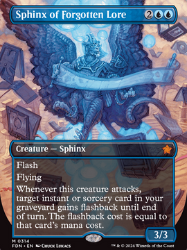 Sphinx of Forgotten Lore (FDN-314) - Foundations (Borderless)