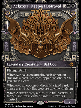 Aclazotz, Deepest Betrayal // Temple of the Dead (LCI-316) - The Lost Caverns of Ixalan: (Showcase)