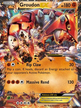 Groudon EX (85/160) [XY: Primal Clash]