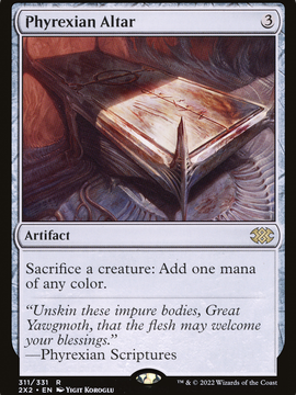 Phyrexian Altar (2X2-311) - Double Masters 2022 Foil