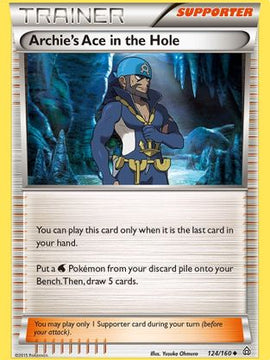 Archie's Ace in the Hole (124/160) [XY: Primal Clash]