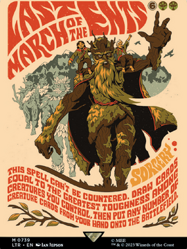 Last March of the Ents (LTR-739) - The Lord of the Rings: Tales of Middle-earth (Borderless) Foil