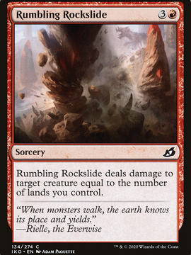 Rumbling Rockslide (IKO-134) - Ikoria: Lair of Behemoths