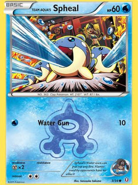 Team Aqua's Spheal (3/34) [XY: Double Crisis]