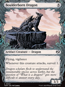 Boulderborn Dragon (TDM-323) - Tarkir: Dragonstorm: (Showcase)
