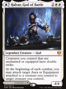 Halvar, God of Battle // Sword of the Realms (KHM-015) - Kaldheim Foil