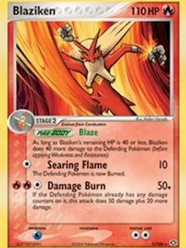 Blaziken - 1/106 (EX Emerald) (1) [Deck Exclusives]