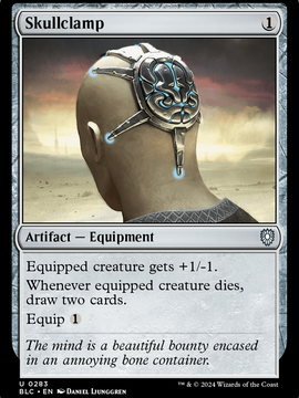 Skullclamp (BLC-283) - Bloomburrow Commander