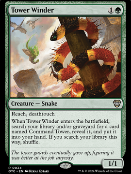 Tower Winder (OTC-034) - Outlaws of Thunder Junction Commander