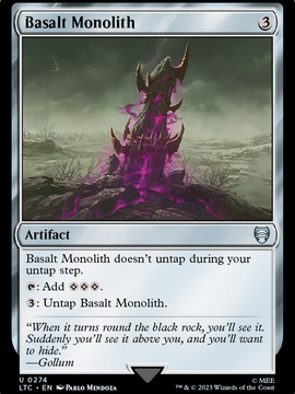 Basalt Monolith (LTC-274) - Tales of Middle-earth Commander