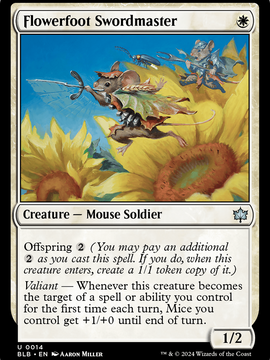 Flowerfoot Swordmaster (BLB-014) - Bloomburrow