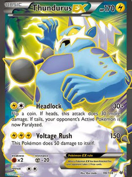 Thundurus EX (98/108) [XY: Roaring Skies]