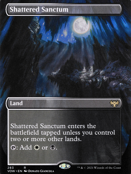 Shattered Sanctum (VOW-283) - Innistrad: Crimson Vow (Borderless) Foil