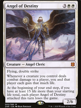 Angel of Destiny (ZNR-002) - Zendikar Rising Foil