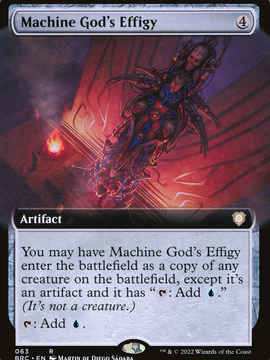 Machine God's Effigy (BRC-063) - The Brothers' War Commander: (Extended Art)