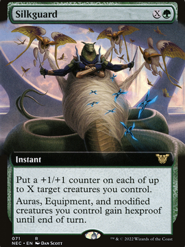 Silkguard (NEC-071) - Neon Dynasty Commander: (Extended Art)