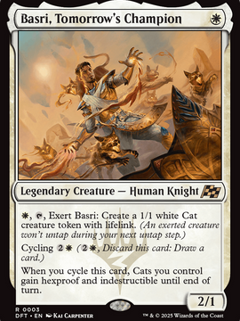 Basri, Tomorrow's Champion (DFT-003) - Aetherdrift Foil