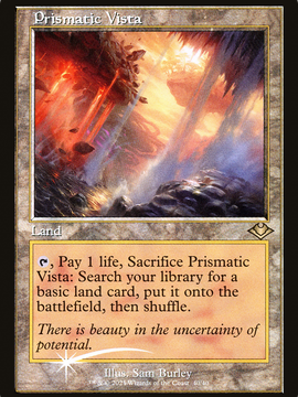 Prismatic Vista (MH1-040) - Modern Horizons 1 Timeshifts Etched Foil