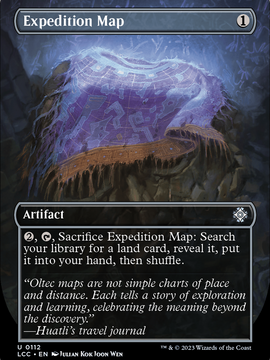 Expedition Map (LCC-112) - The Lost Caverns of Ixalan Commander (Borderless)