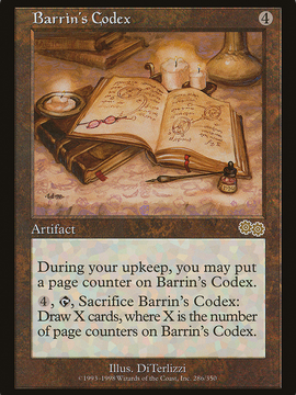 Barrin's Codex (USG-286) - Urza's Saga