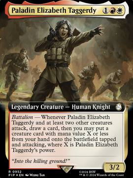 Paladin Elizabeth Taggerdy (PIP-952) - Fallout: (Extended Art) Foil