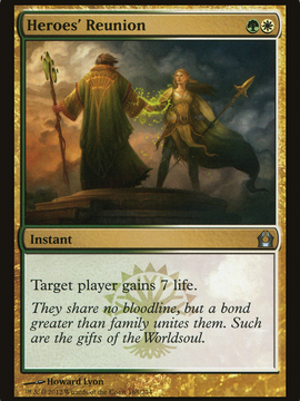 Heroes' Reunion (RTR-168) - Return to Ravnica