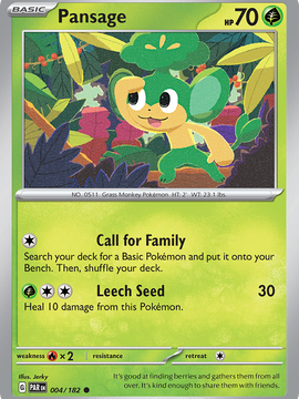 Pansage (004/182) [Paradox Rift]