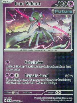 Iron Valiant (080/162) [Scarlet & Violet: Temporal Forces]