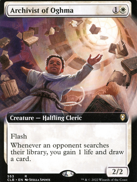 Archivist of Oghma (CLB-553) - Commander Legends: Battle for Baldur's Gate: (Extended Art)