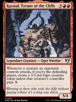 Kazuul, Tyrant of the Cliffs (CMM-237) - Commander Masters