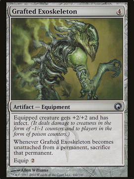 Grafted Exoskeleton (SOM-162) - Scars of Mirrodin