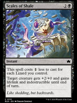 Scales of Shale (BLB-110) - Bloomburrow