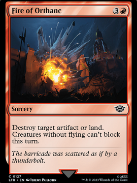 Fire of Orthanc (LTR-127) - The Lord of the Rings: Tales of Middle-earth