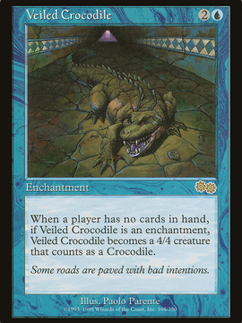 Veiled Crocodile (USG-108) - Urza's Saga