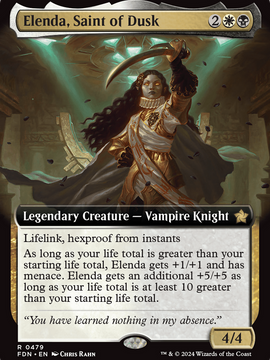 Elenda, Saint of Dusk (FDN-479) - Foundations: (Extended Art)
