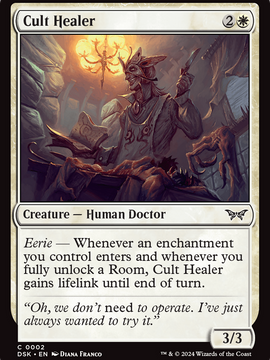 Cult Healer (DSK-002) - Duskmourn: House of Horror