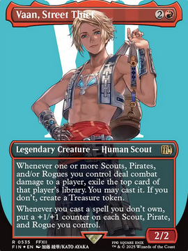 Vaan, Street Thief (FIN-535) - FINAL FANTASY (Borderless) Foil