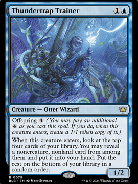 Thundertrap Trainer (BLB-078) - Bloomburrow Foil