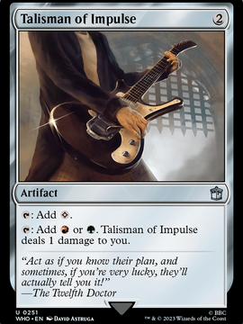 Talisman of Impulse (WHO-251) - Doctor Who Foil