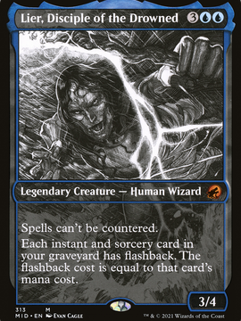 Lier, Disciple of the Drowned (MID-313) - Innistrad: Midnight Hunt: (Showcase)