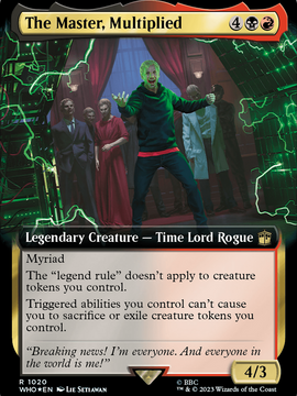 The Master, Multiplied (WHO-1020) - Doctor Who: (Extended Art) Foil